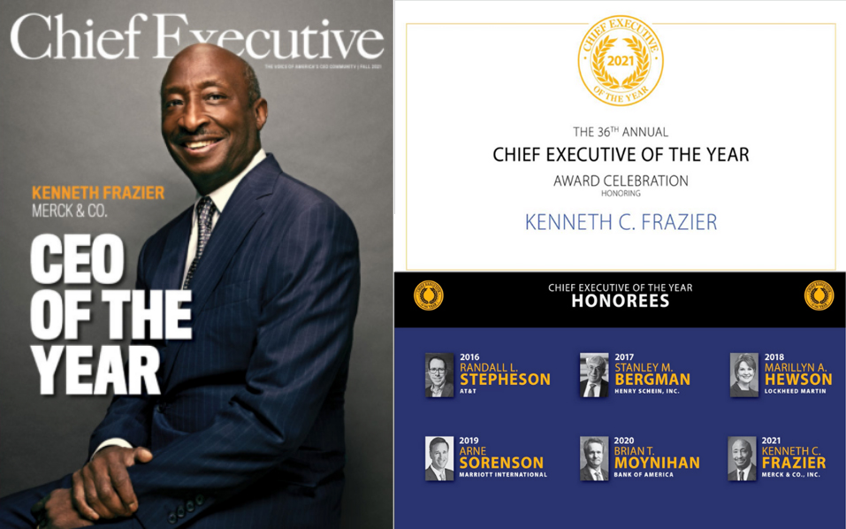 Ken Frazier CEO of Year revi