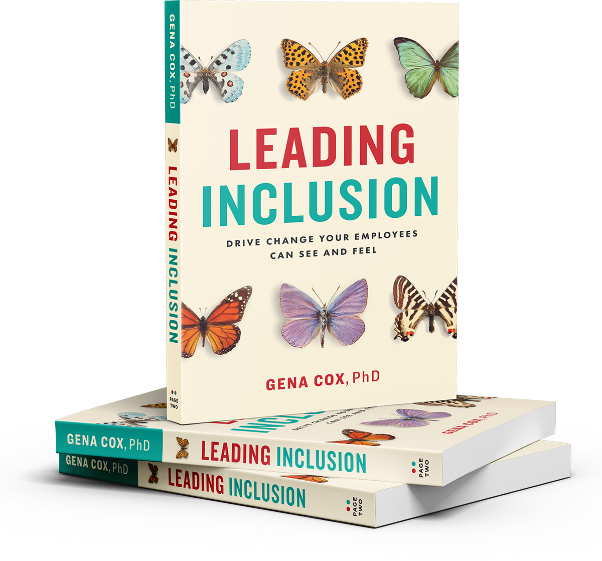 Leading Inclusion stacked books
