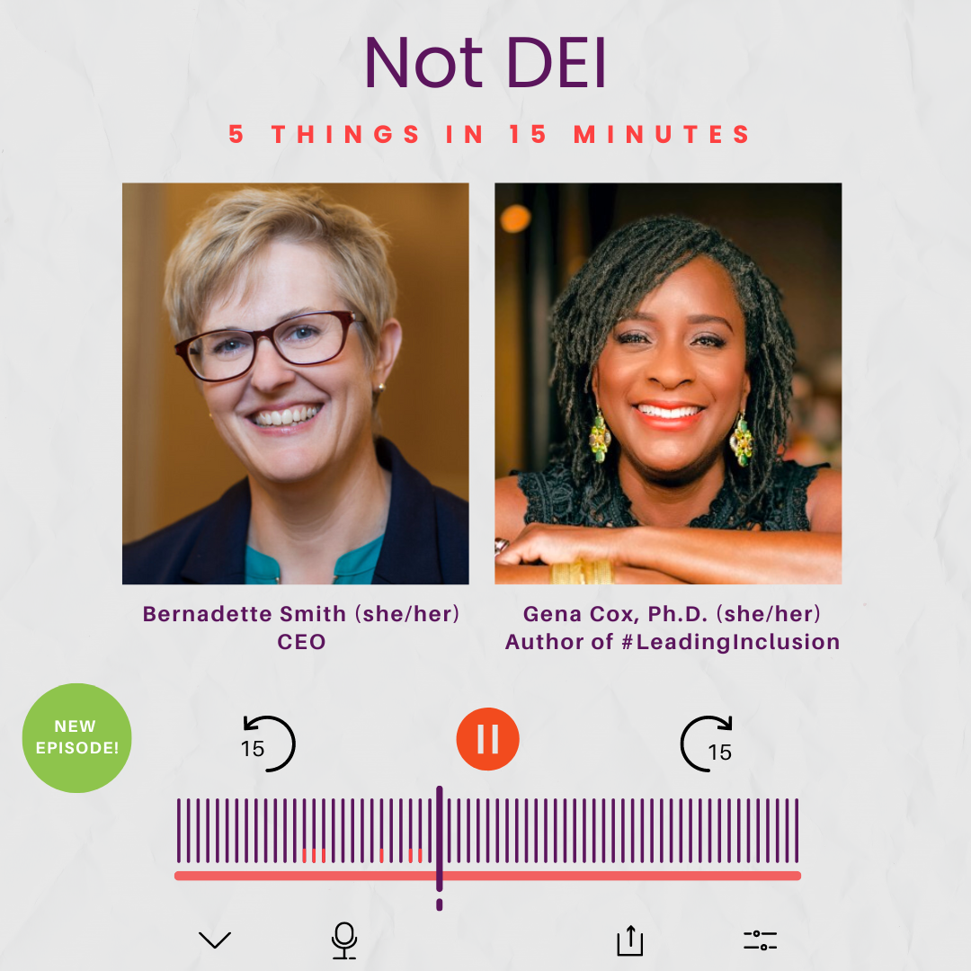 5 things - Not DEI